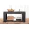 Basicwise Modern Wood Coffee Table with Lift Tabletop, Black QI003549.B - alternate 2